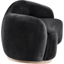  Manufacturer Color_Black -- Meridian Gustavo Stationary Fabric Sofa IMAGE 3