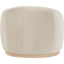  Manufacturer Color_Cream -- Gustavo Cream Velvet Upholstered Chair IMAGE 4