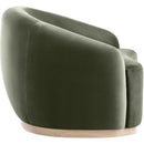  Manufacturer Color_Green -- Gustavo Green Velvet Upholstered Chair IMAGE 3