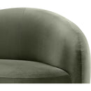  Manufacturer Color_Green -- Gustavo 72.5" Green Velvet Upholstered Loveseat IMAGE 6