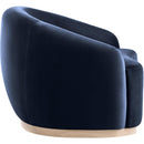 Manufacturer Color_Navy -- Gustavo Navy Velvet Upholstered Chair IMAGE 3