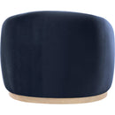  Manufacturer Color_Navy -- Gustavo Navy Velvet Upholstered Chair IMAGE 4