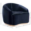  Manufacturer Color_Navy -- Gustavo Navy Velvet Upholstered Chair IMAGE 7