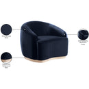 Manufacturer Color_Navy -- Gustavo Navy Velvet Upholstered Chair IMAGE 8
