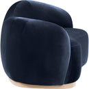  Manufacturer Color_Navy -- Gustavo 72.5" Navy Velvet Upholstered Loveseat IMAGE 3