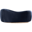  Manufacturer Color_Navy -- Gustavo 72.5" Navy Velvet Upholstered Loveseat IMAGE 4