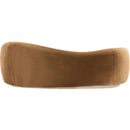  Manufacturer Color_Saddle -- Gustavo 92.5" Saddle Velvet Upholstered Sofa IMAGE 4