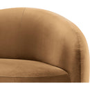  Manufacturer Color_Saddle -- Gustavo 92.5" Saddle Velvet Upholstered Sofa IMAGE 6