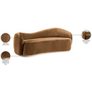 Manufacturer Color_Saddle -- Gustavo 92.5" Saddle Velvet Upholstered Sofa IMAGE 8