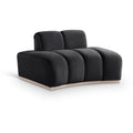 Meridian Jace Black Velvet Chair IMAGE 1