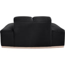 Meridian Jace Black Velvet Chair IMAGE 5