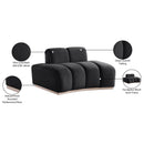  Manufacturer Color_Black -- Meridian Jace Stationary Fabric Chair IMAGE 8