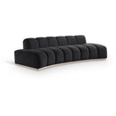  Manufacturer Color_Black -- Meridian Jace Stationary Fabric Sofa IMAGE 1