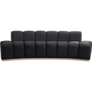  Manufacturer Color_Black -- Meridian Jace Stationary Fabric Sofa IMAGE 3