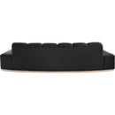  Manufacturer Color_Black -- Meridian Jace Stationary Fabric Sofa IMAGE 5