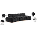  Manufacturer Color_Black -- Meridian Jace Stationary Fabric Sofa IMAGE 8