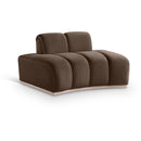  Manufacturer Color_Brown -- Jace Brown Velvet Upholstered Chair IMAGE 1