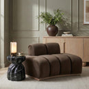  Manufacturer Color_Brown -- Jace Brown Velvet Upholstered Chair IMAGE 2