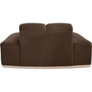 Meridian Jace Brown Velvet Chair IMAGE 5