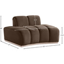  Manufacturer Color_Brown -- Jace Brown Velvet Upholstered Chair IMAGE 7