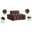  Manufacturer Color_Brown -- Jace Brown Velvet Upholstered Chair IMAGE 8