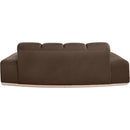  Manufacturer Color_Brown -- Jace 78.5" Brown Velvet Upholstered Loveseat IMAGE 5
