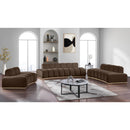  Manufacturer Color_Brown -- Jace 78.5" Brown Velvet Upholstered Loveseat IMAGE 9