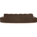  Manufacturer Color_Brown -- Jace 106" Brown Velvet Upholstered Sofa IMAGE 5