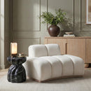  Manufacturer Color_Cream -- Jace Cream Velvet Upholstered Chair IMAGE 2