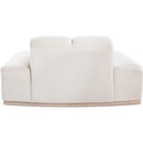 Meridian Jace Cream Velvet Chair IMAGE 5