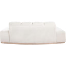Meridian Jace Cream Velvet Loveseat IMAGE 5