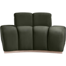  Manufacturer Color_Green -- Jace Green Velvet Upholstered Chair IMAGE 3