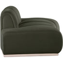  Manufacturer Color_Green -- Jace Green Velvet Upholstered Chair IMAGE 4