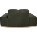Meridian Jace Green Velvet Chair IMAGE 5