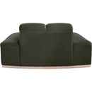  Manufacturer Color_Green -- Jace Green Velvet Upholstered Chair IMAGE 5