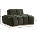  Manufacturer Color_Green -- Jace Green Velvet Upholstered Chair IMAGE 7