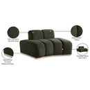  Manufacturer Color_Green -- Jace Green Velvet Upholstered Chair IMAGE 8