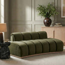  Manufacturer Color_Green -- Jace 78.5" Green Velvet Upholstered Loveseat IMAGE 2