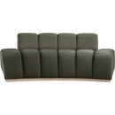  Manufacturer Color_Green -- Jace 78.5" Green Velvet Upholstered Loveseat IMAGE 3