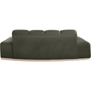  Manufacturer Color_Green -- Jace 78.5" Green Velvet Upholstered Loveseat IMAGE 5