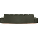  Manufacturer Color_Green -- Jace 106" Green Velvet Upholstered Sofa IMAGE 5
