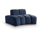  Manufacturer Color_Navy -- Jace Navy Velvet Upholstered Chair IMAGE 1