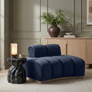  Manufacturer Color_Navy -- Jace Navy Velvet Upholstered Chair IMAGE 2