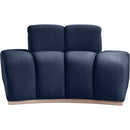  Manufacturer Color_Navy -- Jace Navy Velvet Upholstered Chair IMAGE 3