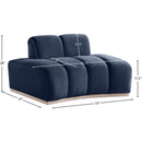  Manufacturer Color_Navy -- Jace Navy Velvet Upholstered Chair IMAGE 7