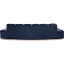 Manufacturer Color_Navy -- Jace 106" Navy Velvet Upholstered Sofa IMAGE 5