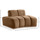  Manufacturer Color_Saddle -- Jace Saddle Velvet Upholstered Chair IMAGE 7