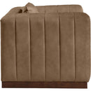  Manufacturer Color_Brown -- Meridian Mallina Stationary Leather Look Chair IMAGE 5