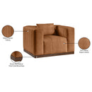  Manufacturer Color_Cognac -- Mallina Cognac Vegan Leather Upholstered Chair IMAGE 8