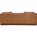  Manufacturer Color_Cognac -- Mallina 90.5" Cognac Vegan Leather Upholstered Sofa IMAGE 3